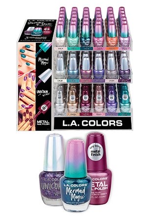 [L.A Colors] Simmer & Shine Nail Collection (18 colors / 6pcs)