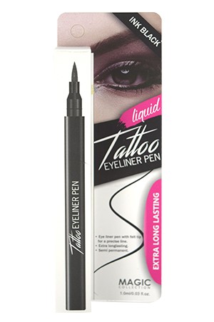 [ Magic ] Water proof Pencil Tattoo Eyeliner [Black] 12pc #EYE1009 BLA - ds