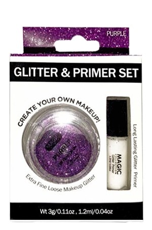 [Magic-#EYE1013PUR] Glitter & Primer -Purple (0.04 oz)