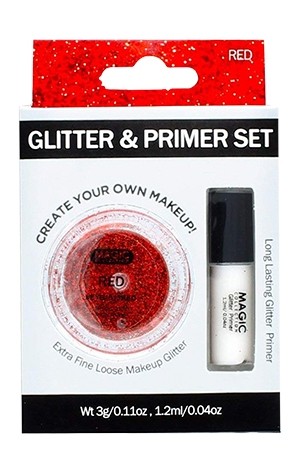 [Magic-#EYE1013RED] Glitter & Primer -Red (0.04 oz)