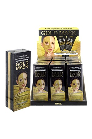 [ Magic ]  Gold Peel-Off Mask (2oz) 12pc [Collagen] #FAC406-ds