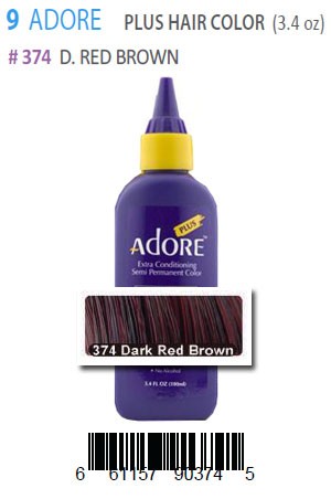 [Adore-box#9] Plus Hair Color #374 D.Red Brown