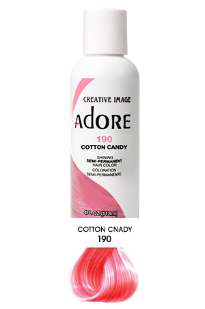 [Adore-box#1] Semi Permanent Hair Color (4 oz)- #190 Cotton Condy