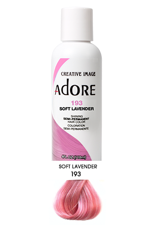 [Adore-box#1] Semi Permanent Hair Color (4 oz)- #193 Soft Lavender