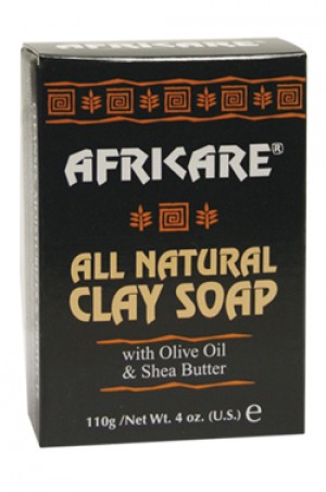 [Africare-box#4] All Natural Clay Soap (4 oz)