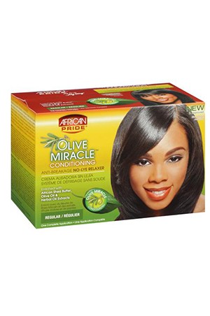 [African Pride-box#2] Olive Miracle No-Lye Relaxer (Regular)