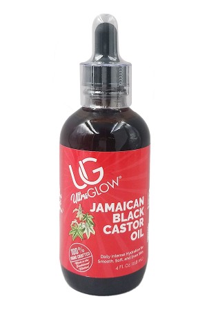 [Ultra Glow-box#49]  Ultra Glow 100% Jamaican Black Castor Oil (4 oz)