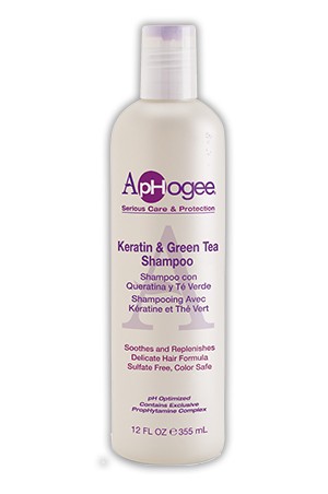 [ApHogee-box#27]  Kerain&Green Tea Shampoo (12oz) 