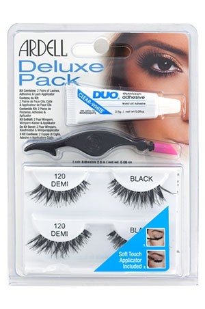 [Ardell] Deluxe Pack Eyelashes #120 (Black) 