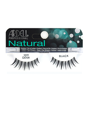 [Ardell] Natural Eyelashes #102 (Demi Black) 
