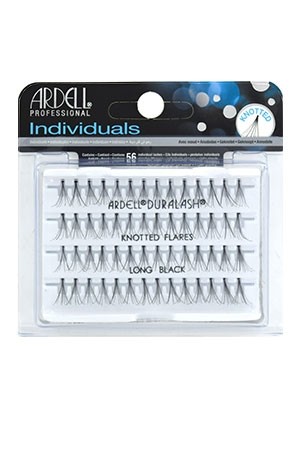 [Ardell-#30310] Eyelashes Individuals Knotted Flares (Long Black) 