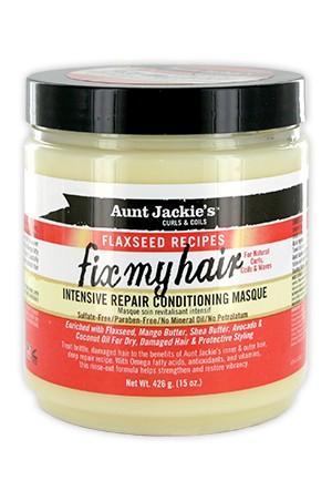 [Aunt Jackie's-box#17] Flaxseed Intensive Repair Cond Masque(15oz)