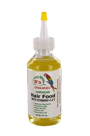 [B's Organic-box#24] Jamaicanl Hair Food w/Vit. A&E (4oz)