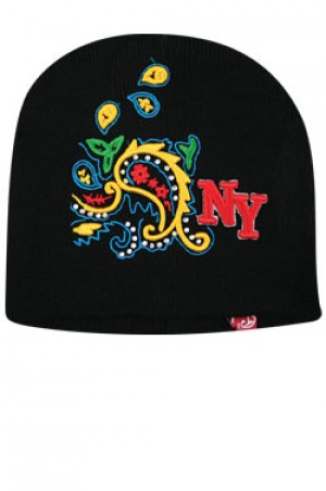 NY Knit Bandanna Cap  - #BE1043 (Multi)
