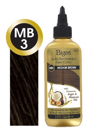 [Bigen-box#7] Semi-Permanent Hair Color #MB3 Medium Brown