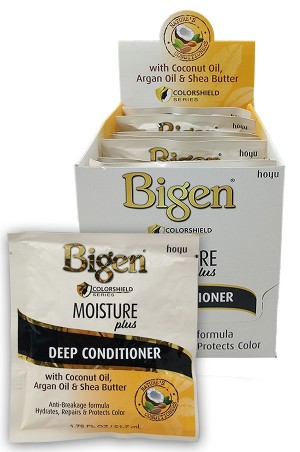 [Bigen-box#42] Color Shield Moisture Plus Deep Conditioner - With Coconut Oil, Argan Oil and Shea Butter (1.75oz/12pc/ds