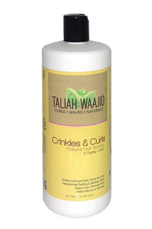 [Taliah Waajid-box#16] Crinkles & Curls Natural Hair & Lock Styling Lotion (32oz)