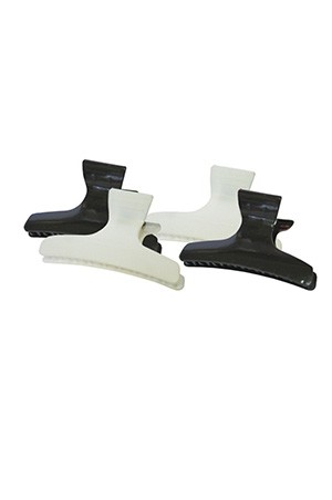 Butterfly Clamp (M) #CL2202 Black & White [1084] -pk