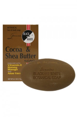 [Black & White-box#4] Cocoa Shea & Butter Soap (6.1 oz)