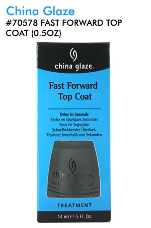 [China Glaze-#70578] Fast Forward Top Coat (0.5 oz)