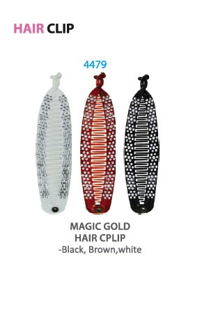 Magic Gold Hair Clip #4479-dz