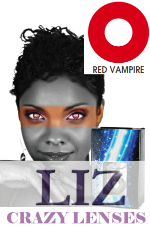 Liz Crazy Lense -Red Vampire