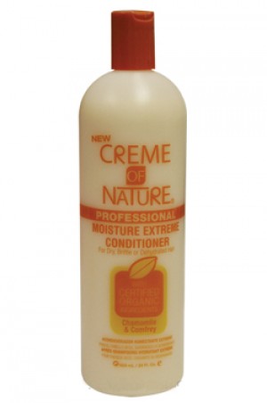 [Creme of Nature-box#23] Chamomile & Comfrey Moisture Extreme Conditioner (20oz) for Dry, Brittle or Dehydrated Hair