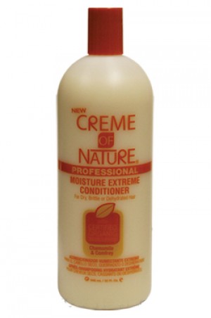 [Creme of Nature-box#24] Chamomile & Comfrey Moisture Extreme Conditioner (32oz) for Dry, Brittle or Dehydrated Hair