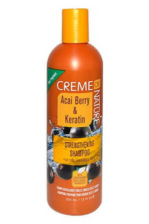 [Creme of Nature-box#89] ACAI&KERATIN Strengthening Shampoo(12oz)