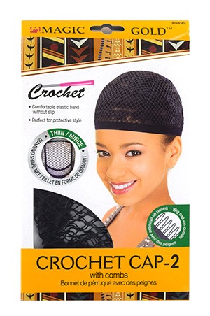 [MGC-#0499] Crochet Cap(thin)-2 with combs