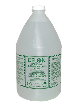 [Delon-box#16] Isopropyl Rubbing Alcohol 99% (3.78L/1Gal) 