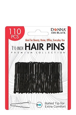 Donna 110 Hair Pins #201 (1 1/2")