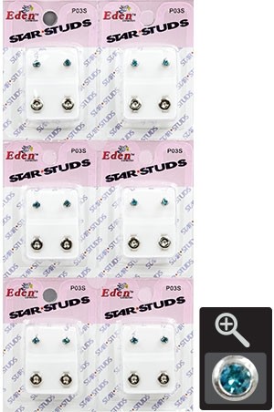 [#P03S] Eden Star Stud Earring -pc