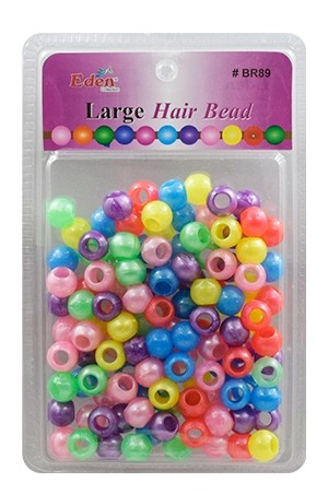 Eden XLG Blister LG Round Bead PASTEL ASSORTED #BR89PAS-pk	
