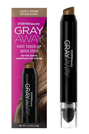 Everpro Gray Away Root Touchup Quick Stick -Lightest Brown/Medium Blonde (1.0 oz)