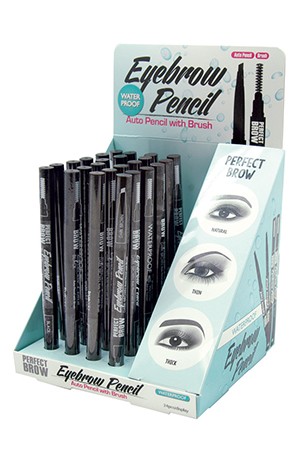 [Magic- #EYE1005] Eyebrow Water Proof Auto Pencil with Brush (24pcs) -ds