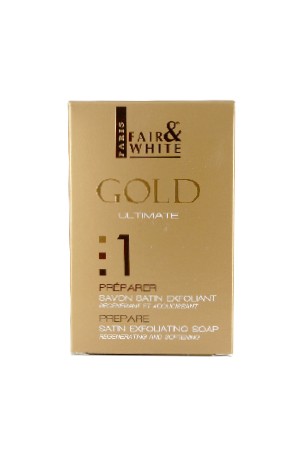 [Fair&White-box#54] Gold 1 Satin Exfoliating Soap (7oz)
