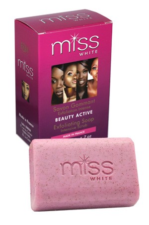[Fair & White-box#60] Miss White Exfoliating Soap (200g)