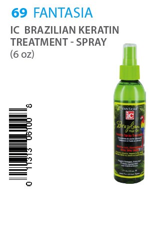 [Fantasia-box#69] IC Brazilian Hair Oil Keratin Treatment (6oz) - Spray