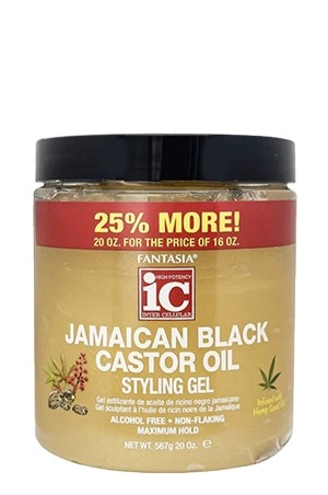 Fantasia IC Jamaican Black Castor Oil Styling Gel(20oz) #133	