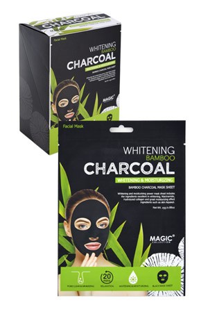 [ Magic ] Whitening Charcoal Mask Sheet (24/ds) #FMS001 -ds