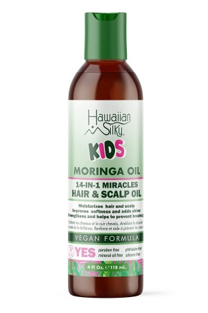 [Hawaiian Silky-box#98] Kids Moringa Oil Hair & Scalp Oil (4 oz)