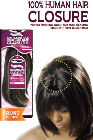 100% Human Hair  - Front Closure 10"