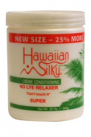 [Hawaiian Silky-box#16] Creme Conditioning No Lye Relaxer - Super (20oz)