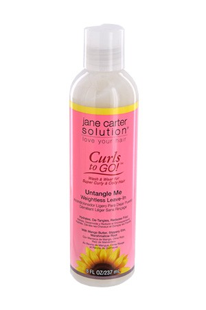 [Jane Carter Solution-box#18] Curls to Go Untangle Me Leave-In (8oz)