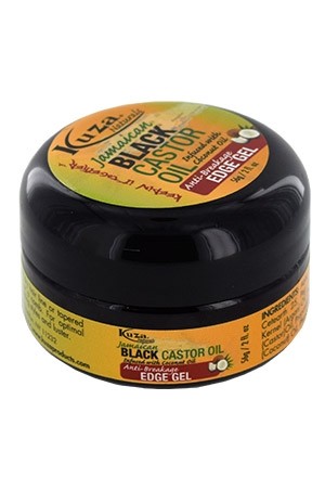 [Kuza-box#46]Black Castor Oil Anti-Breakage Edge Gel (2 oz) 