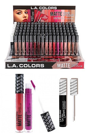 [L.A.Colors] Matte Liquid Lipcolor (18 kinds/12 ea each) #CAD78.1