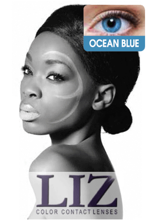 Liz Color Contact lenses  - Ocean Blue