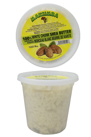 [Makumba-box#7]  100% Shea Butter Chunk - White (16 oz)