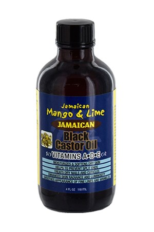 [Mango & Lime-box#74] Black Castor Oil Vitamin A-O-E (4oz) 